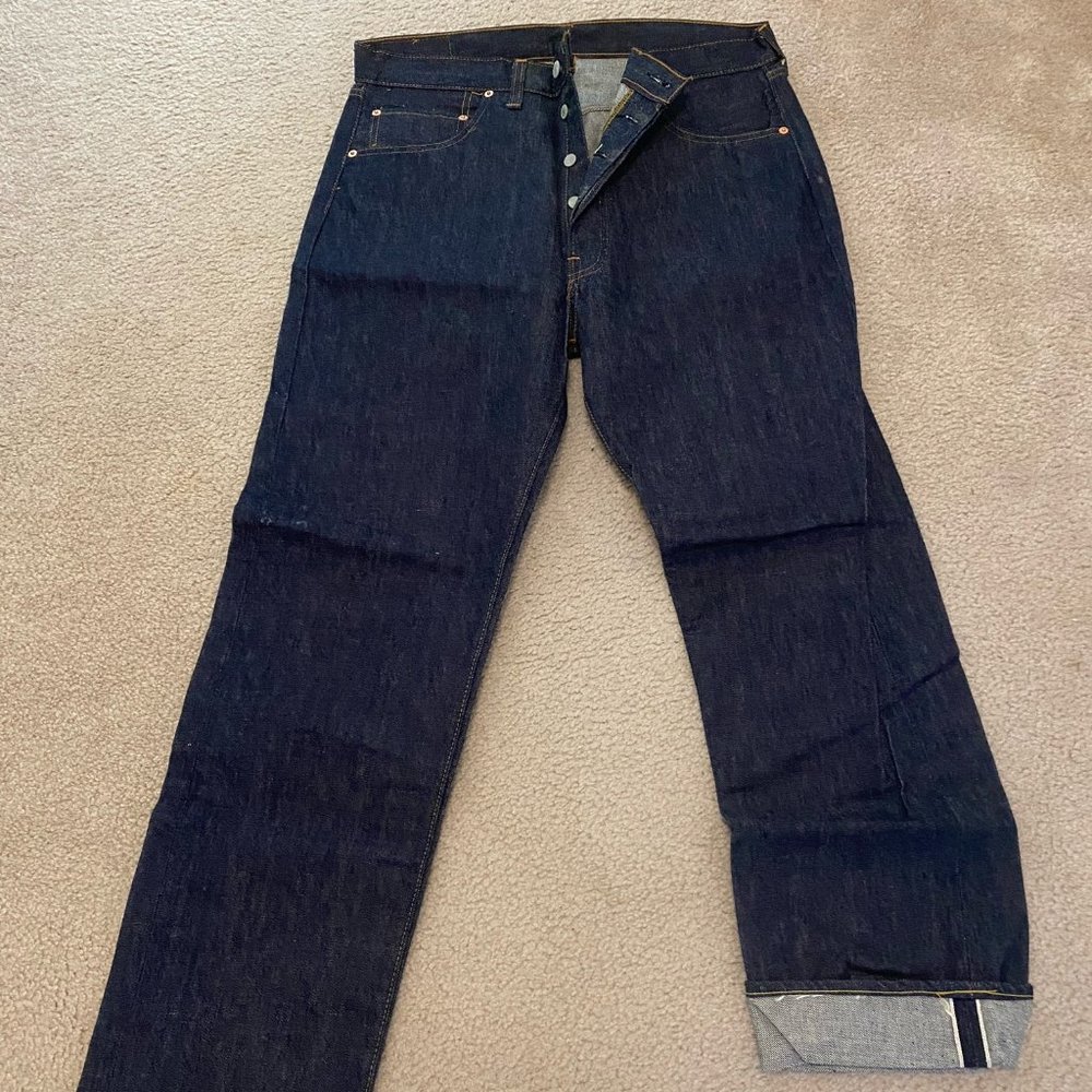 Vintage 1960's "Big E " Levi's 501s NEVER WORN